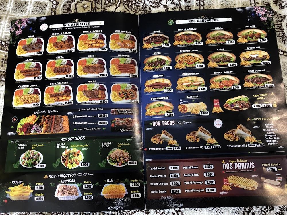 Aux délices du SULTAN - Menu Image 1